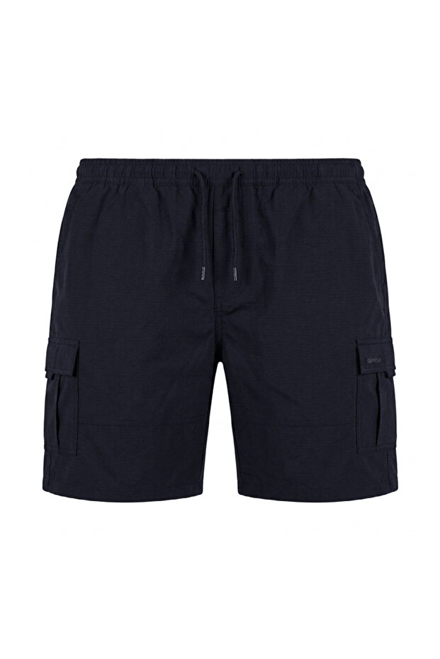 Plus Size Cargo Pocket Sports Shorts