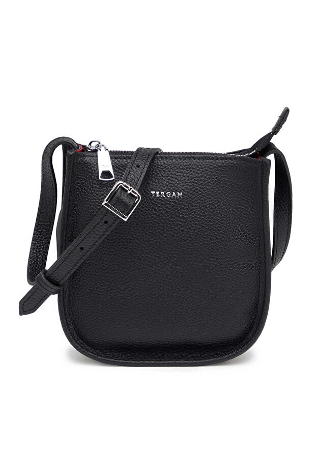Black Genuine Leather Women's Shoulder Bag - S26Y1Bc80567-A41