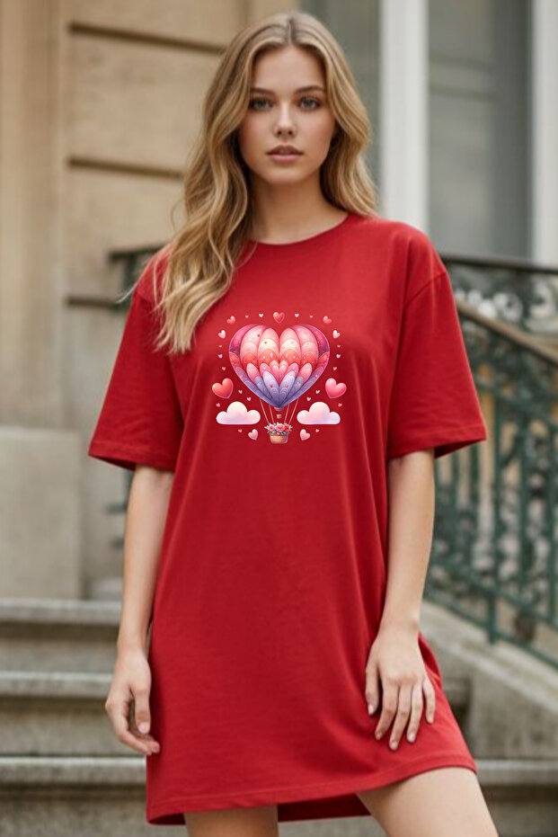 Plus Size Women Short Sleeve Crew Neck T-Shirt Dress Nightgown Comfy Cotton