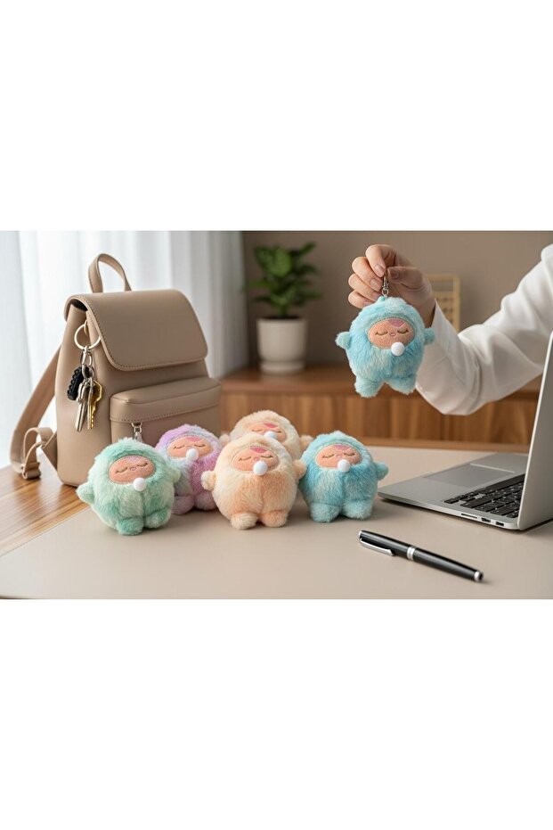 Mavi̇makro Charm Gülse Baby Plush Keychain