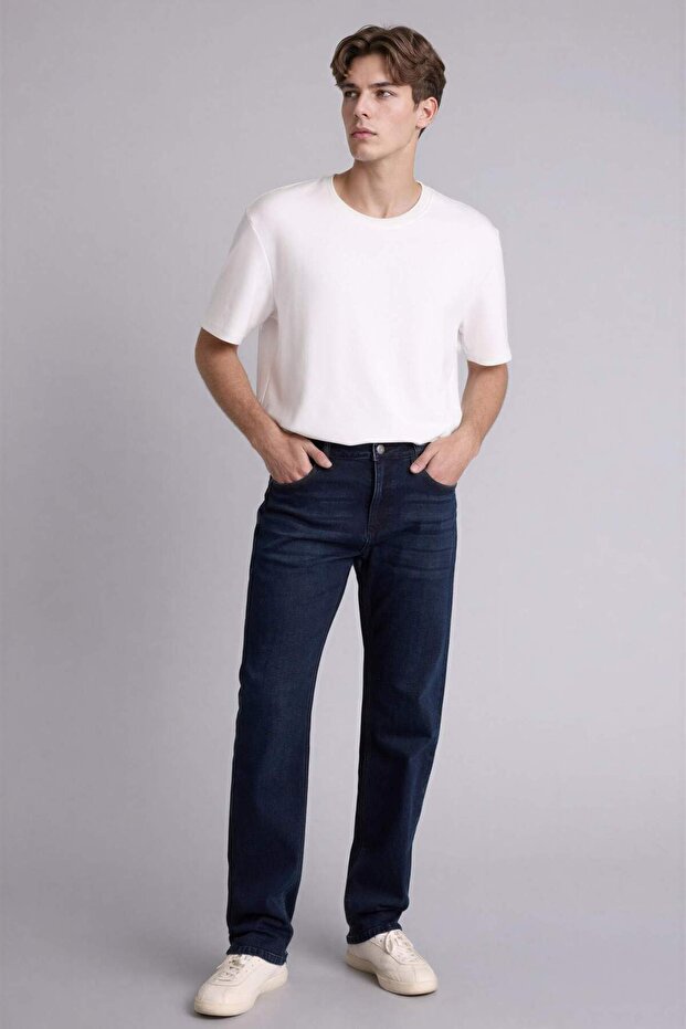 Sergio Regular Fit Normal Waist Pipe Leg Trousers G8485Ax26Sm