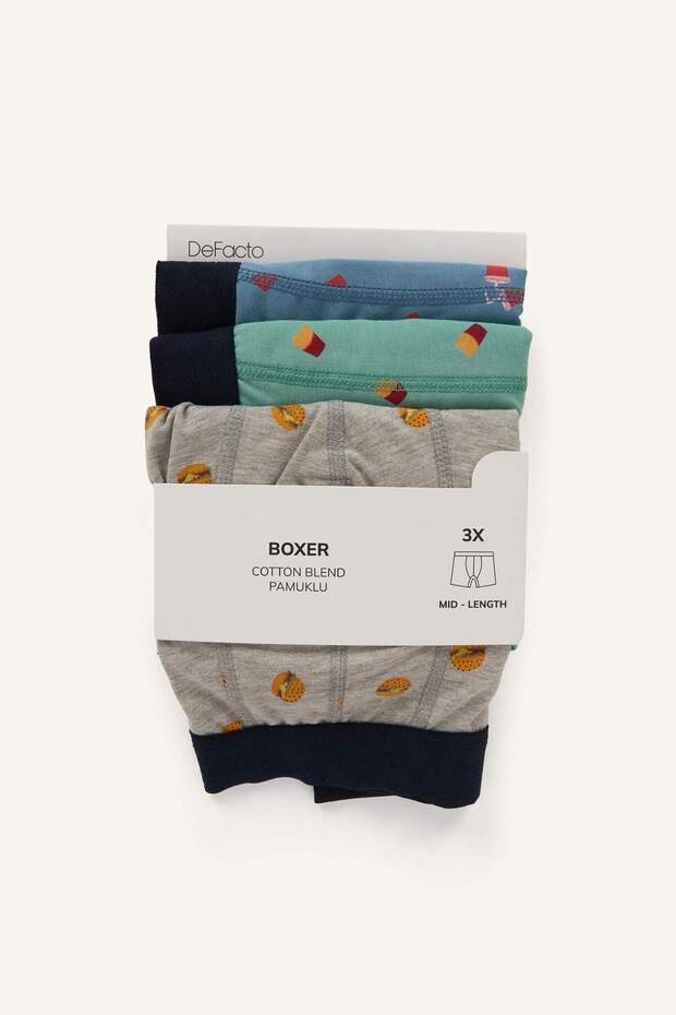 Regular Fit Fruit Patterned 3-Piece Set H3565Ax26Sp - 7