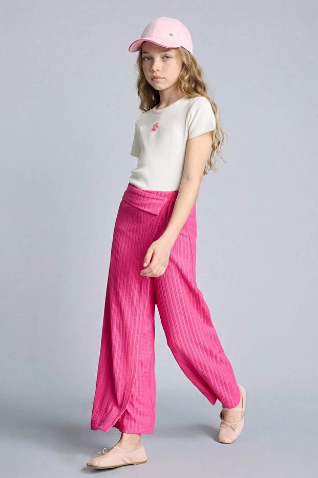 2-Piece Set Wide Leg Pants T-Shirt Girls H4310A826Sm