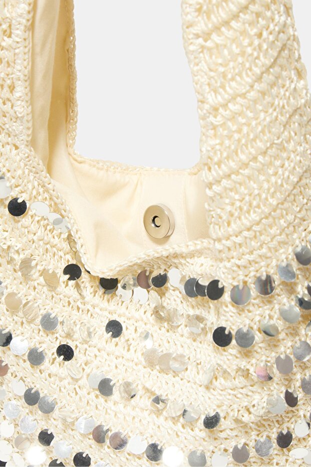 Sequin shoulder bag - 5