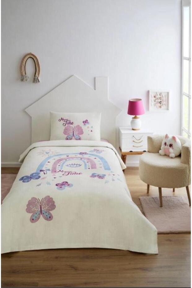 Magical Time Single Pique Bedspread Set
