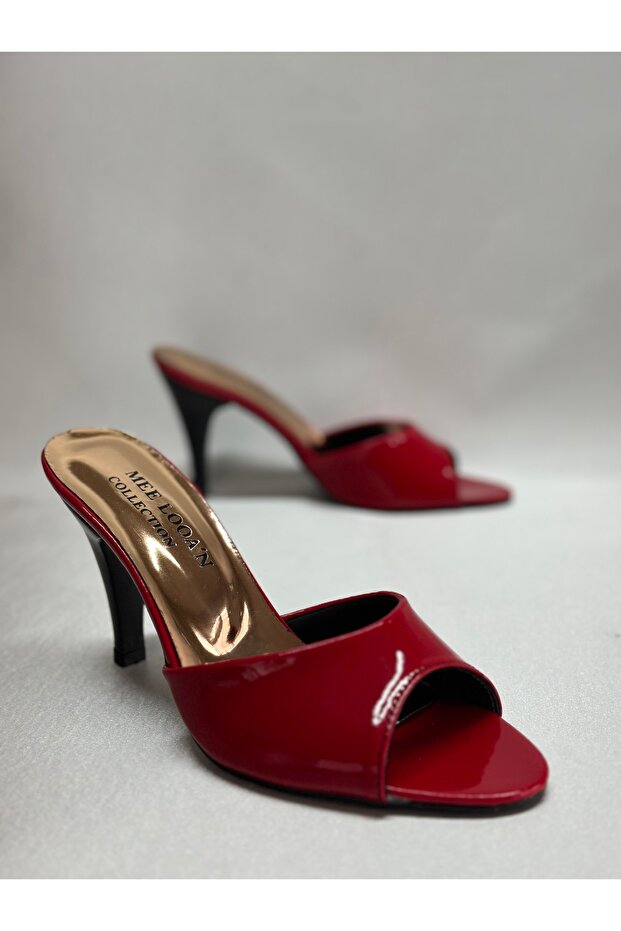 Lacquer Leather Slippers - 2