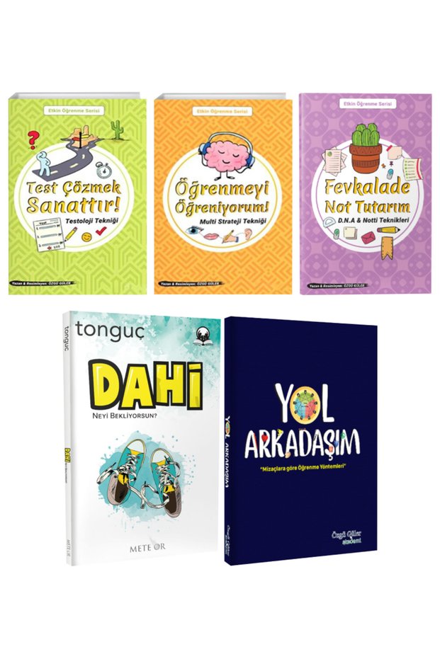 Tonguç: Test Çözmek Sanattır-Öğrenmeyi Öğreniyorum-Fevkalede Not Tutarım+ Dahi+ Yol Arkadaşım