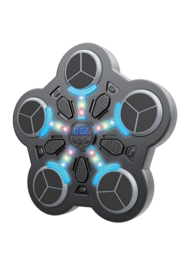 Smart Music Boxing Target Wall Punch Trainer with LED Lights & Gloves