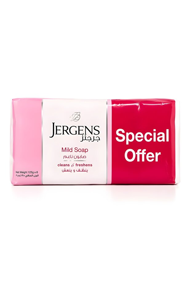 6-Piece Mild Soap Set 125G