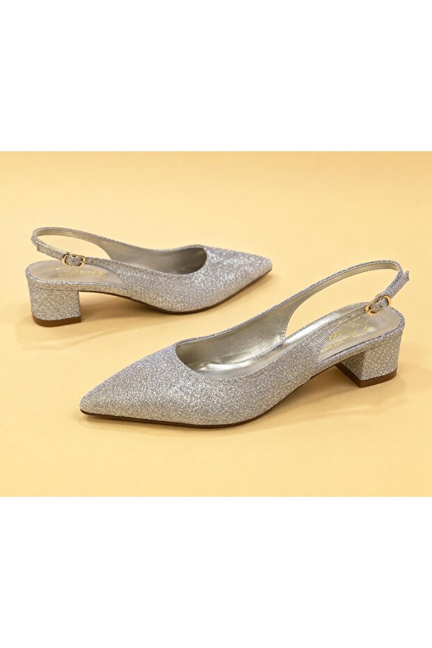 Elm - 07112 4 cm Thick Detailed Heel Guaranteed Shoes