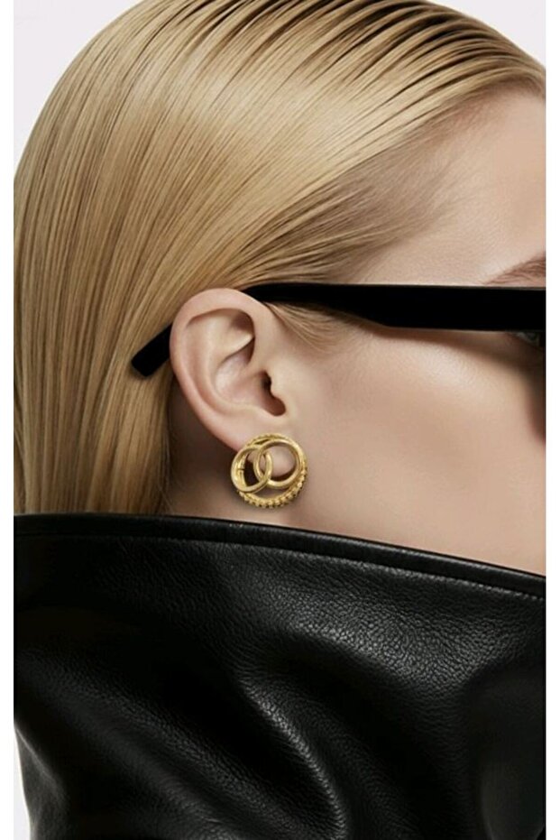 Figured Design Figured Hoop Earrings