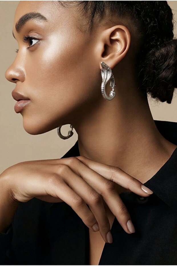 Figured Design Figured Hoop Earrings