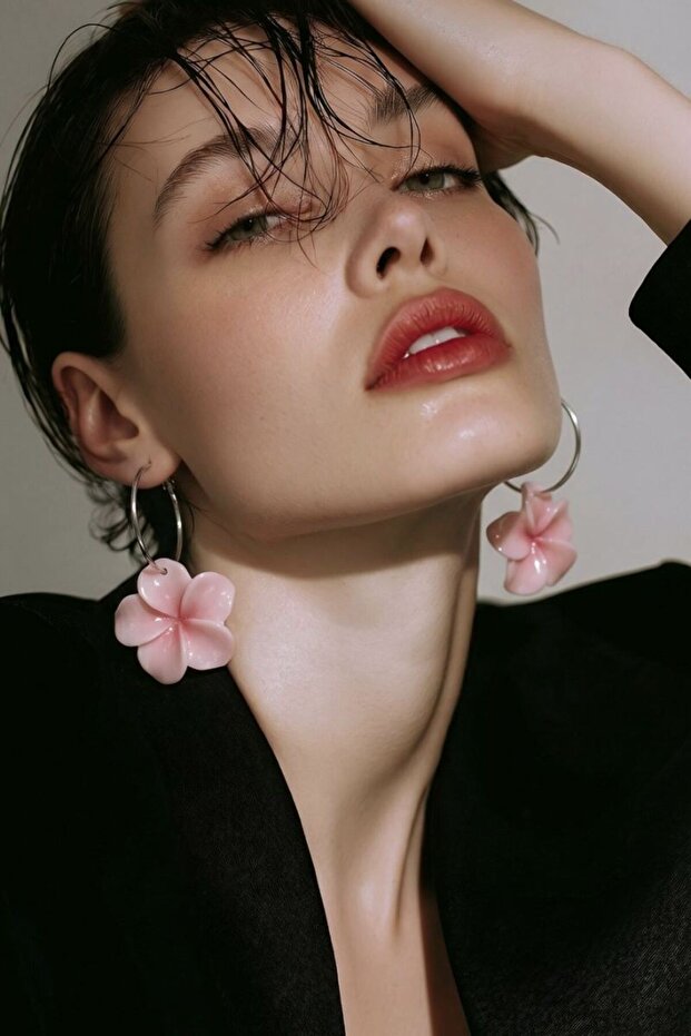 Spring Flowers Solid Color Earrings