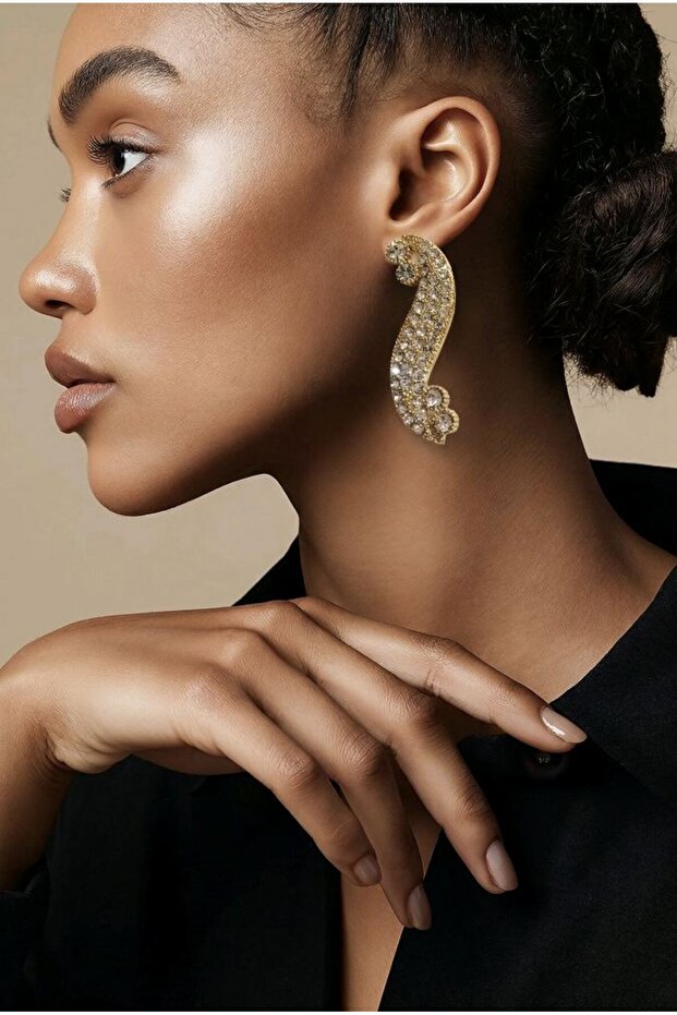 Non-Tarnishing Dangle Stone Earrings