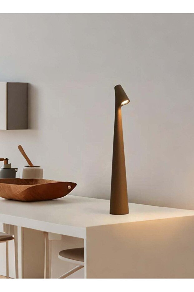 مصباح طاولة LED محمول، مصباح طاولة LED يعمل باللمس، مصباح طاولة بتصميم عصري، قابل لإعادة الشحن