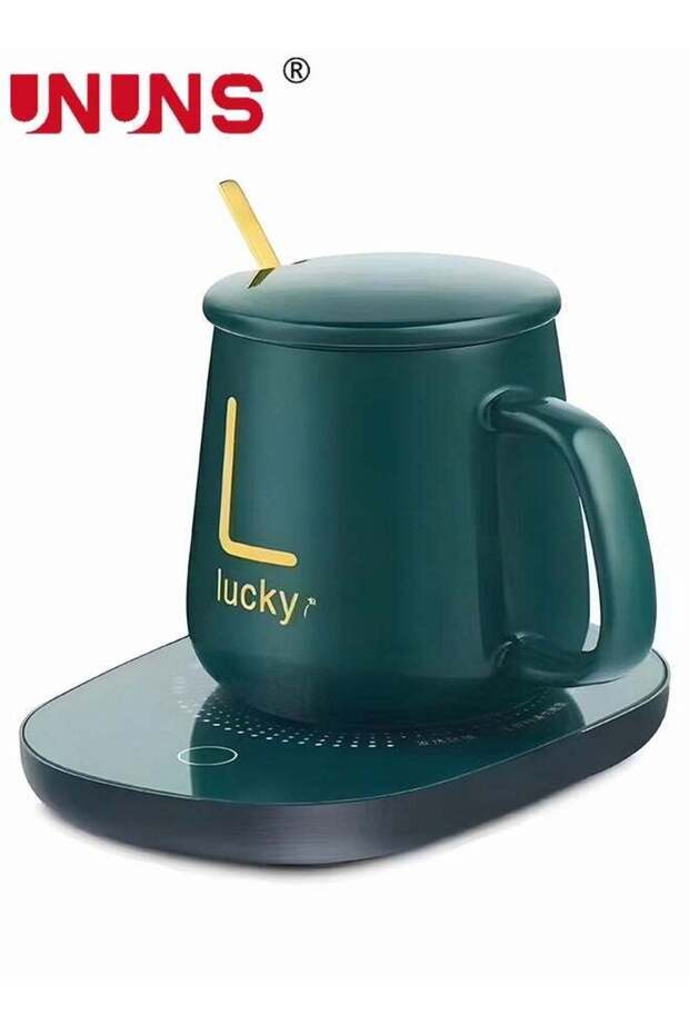 Smart Coffee Warmer Set-Coffee Mug,Tea Mug Warmer,Spoon,Upscale Box