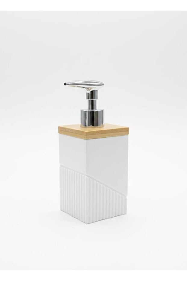 Plastic Liquid Soap Dispenser – Classic White Minimalist Style, Durable & Easy to Refill