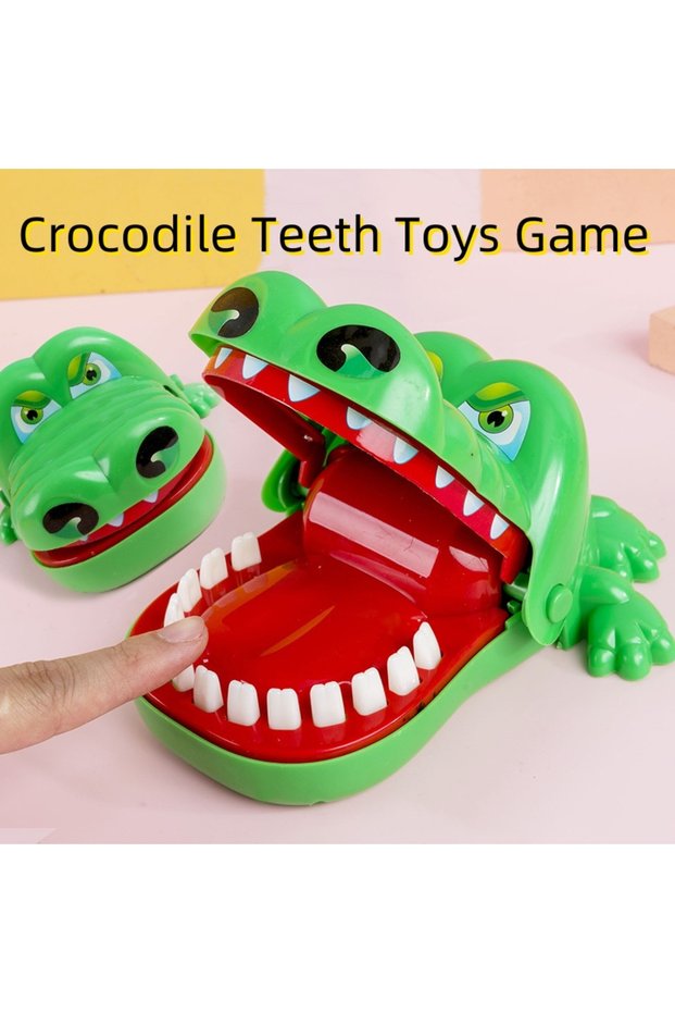 Crocodile Teeth Toys Game for Kids Crocodile Biting Finger Dentist Game Novelty Children's