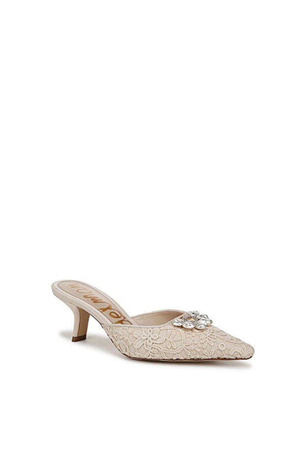 Brit Orchid Kitten Heel Mule