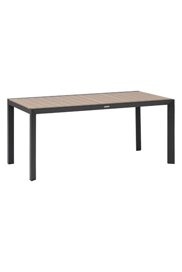 Evasion Wood-Effect Rectangular Garden Table - 1
