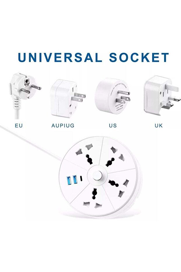 موزع طاقة فعال مع دعم USB - 7