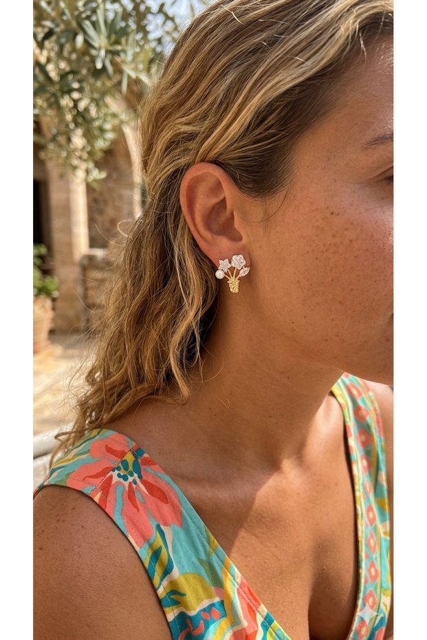 Xuping Earrings Tarnish Resistant Anti-Allergic Vintage Figured (2 Years Importer Warranty)