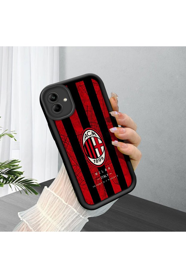 Samsung Galaxy A04 Compatible Black Silicone Case with Shockproof Camera Protection