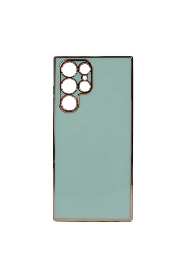 Galaxy S22 Ultra Compatible Brsa Bark Case-Light Green