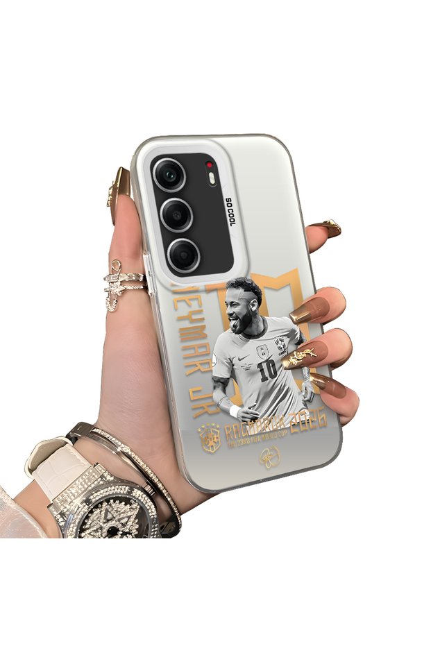 Tecno Camon 40 Pro 5g(Cm7) Compatible Hard Acrylic Back Silicone Edge Lens Protection Case