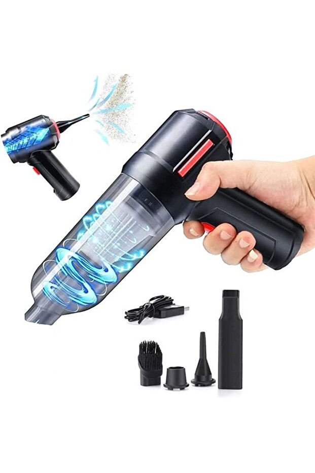 3-in-1 Cordless Handheld Vacuum Cleaner with Inflation Function, Rechargeable 9000PA