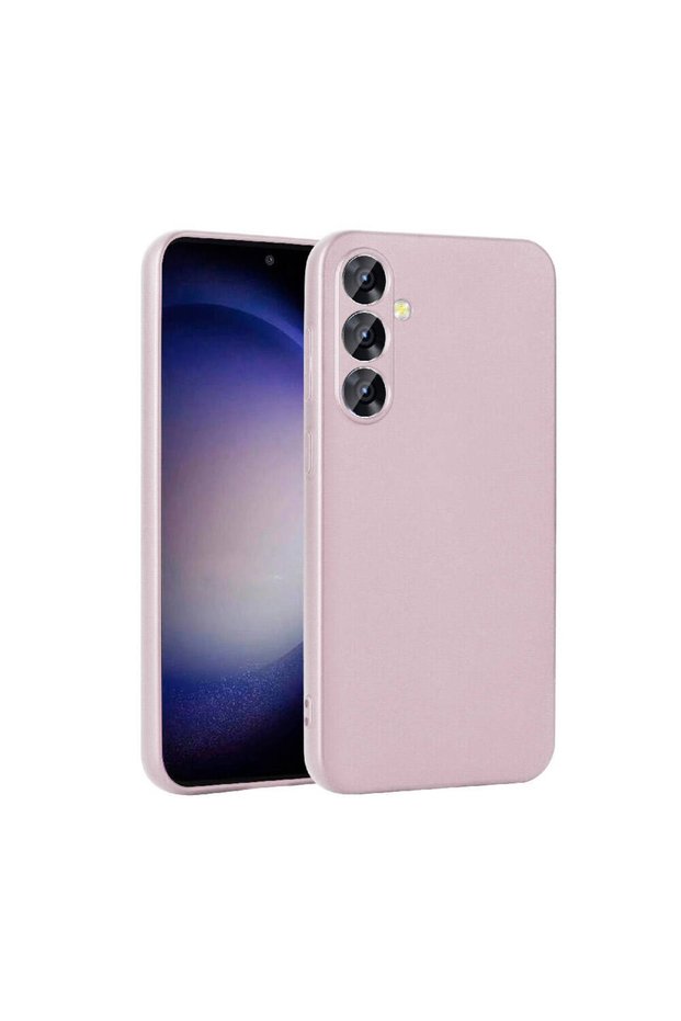 Galaxy S24 Compatible Brsa Premier Silicone Case-Rose Gold