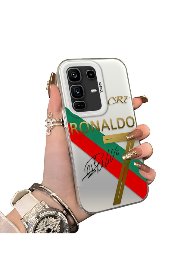 Infinix Note 50 Pro Plus Compatible Hard Acrylic Back Silicone Edge Lens Protection Case