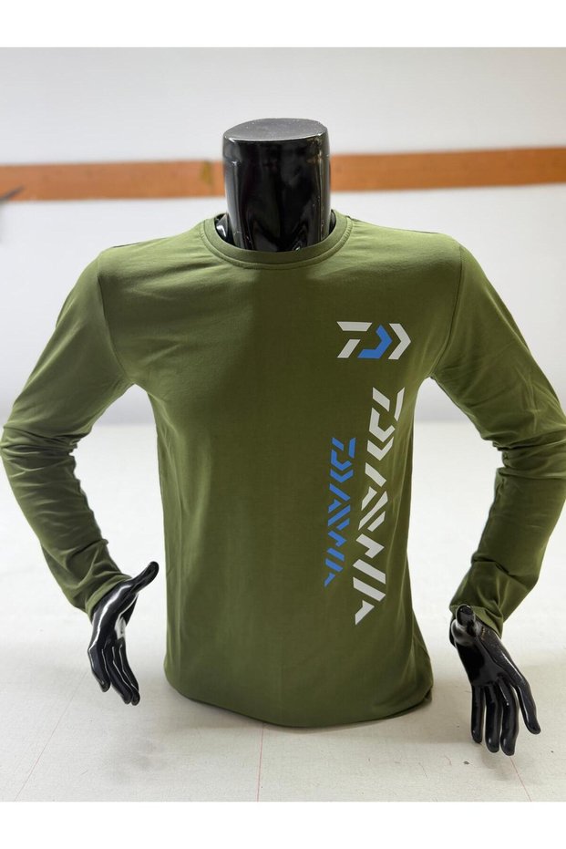 Fishing Long Sleeve T-Shirt Model (the Product Is 100% Cotton.)