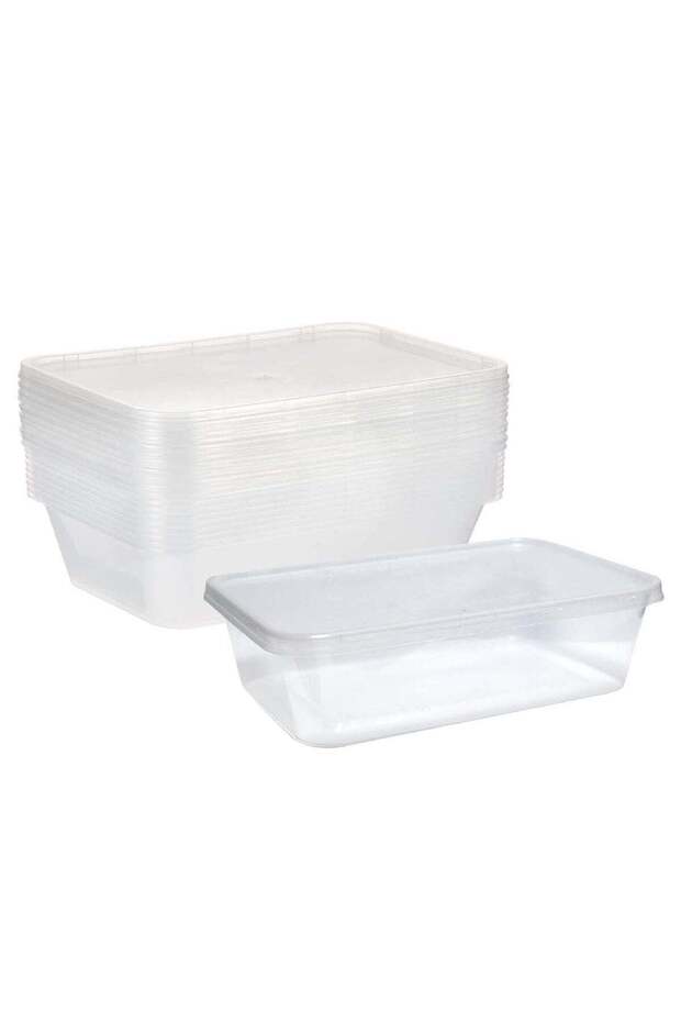 650ml Disposable Microwave Containers with Airtight Lids - BPA-Free, Leakproof, Stackable (Pack of 1