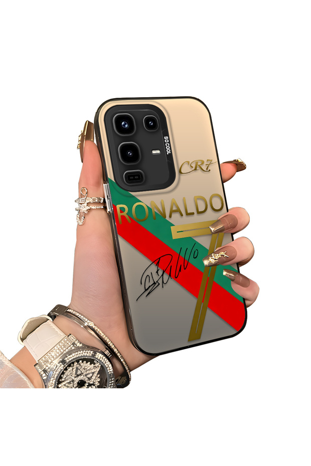 Infinix Note 50 Compatible Hard Acrylic Back Silicone Edge Lens Protection Case