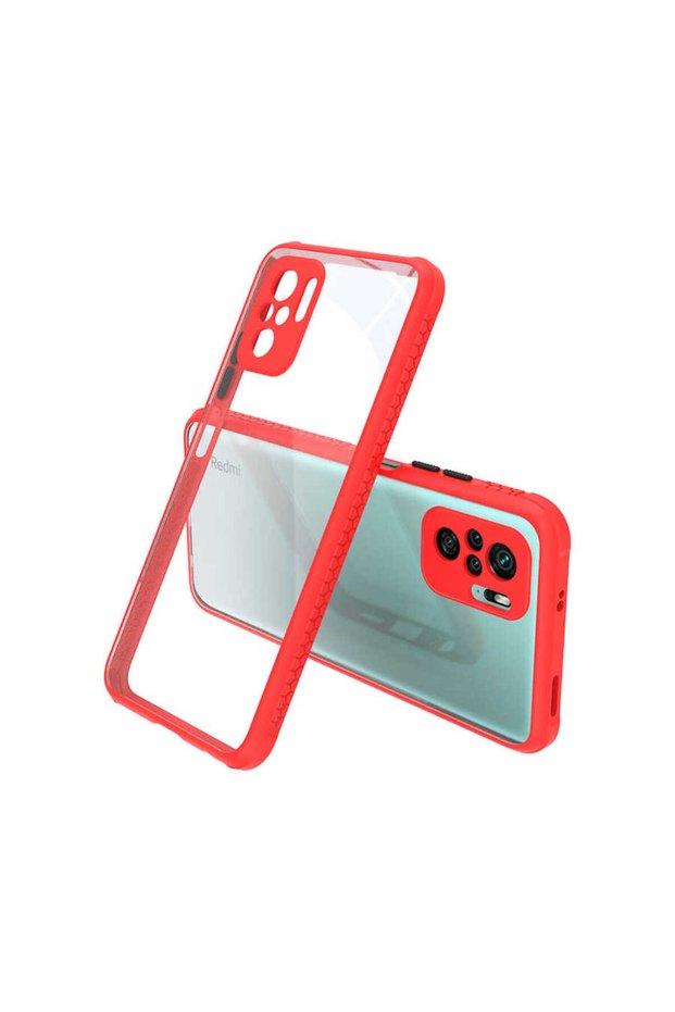 Poco M5S Case Brsa Kaff Cover - Red