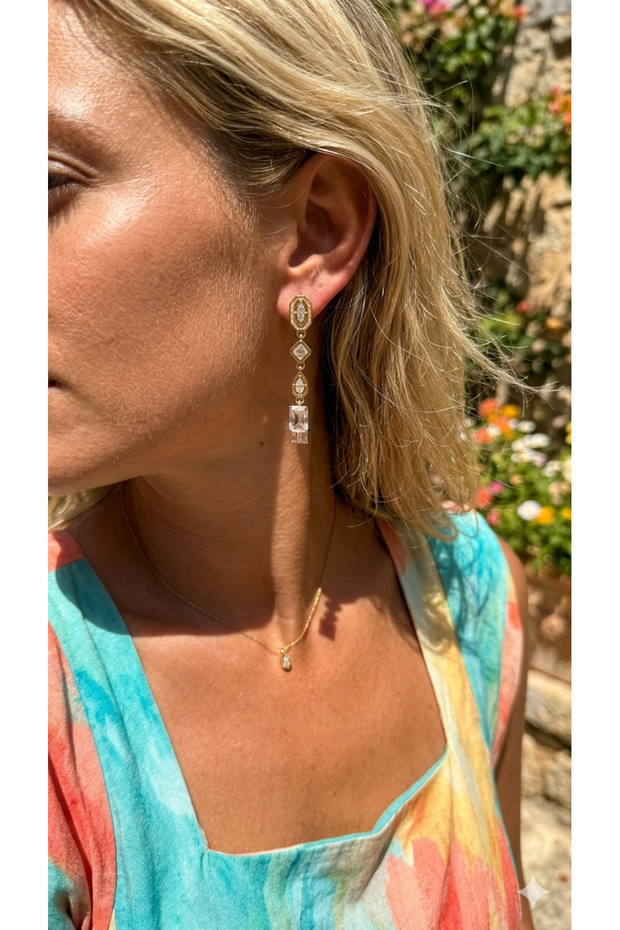 Xuping Earrings Anti-Tarnish Anti-Allergic Vip Figure (2 Years Importor Warranty)