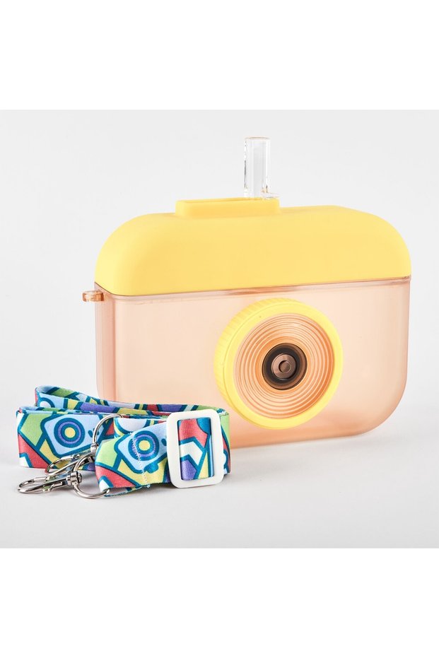 "Camera" water bottle 400 ml, yellow