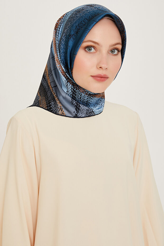 100% Sura Silk Scarf 9236D (S) (Nostalgia)-36