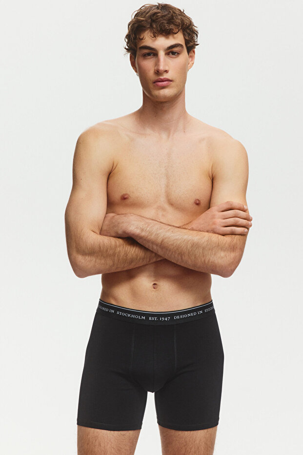3’lü COOLMAX® Normal Paça Boxer Şort