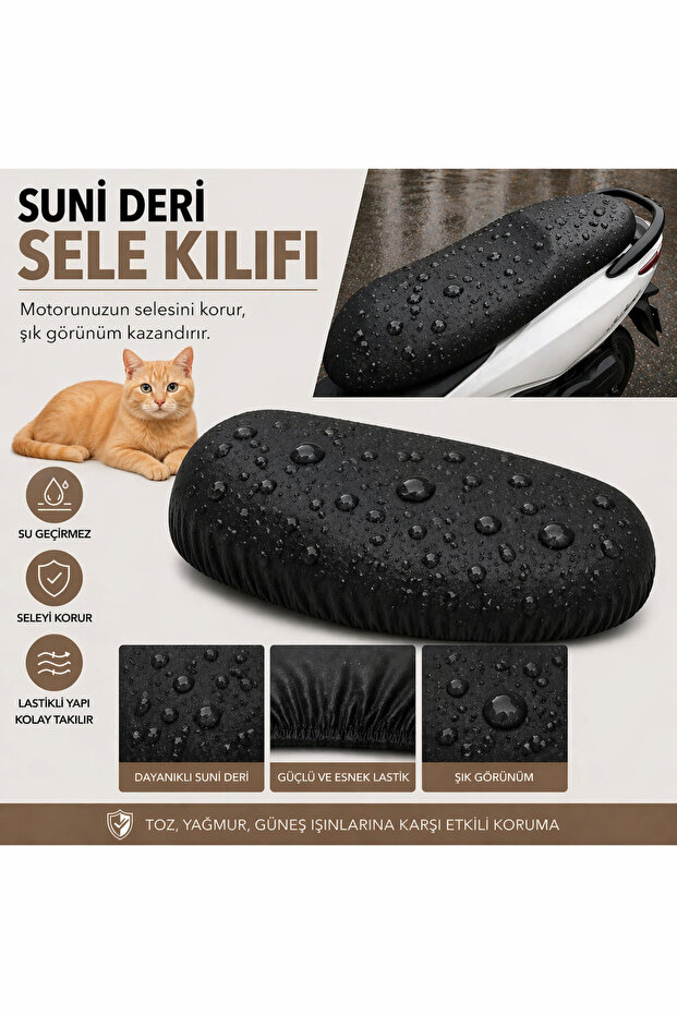 Motorcycle Saddle Cover Waterproof Saddle Protection for Kuba Space 50 Pro 2