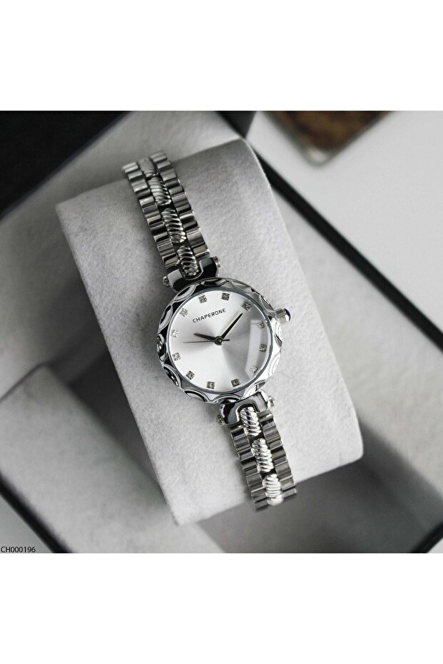 Ch000196 Women's Wristwatch with Steel Strap