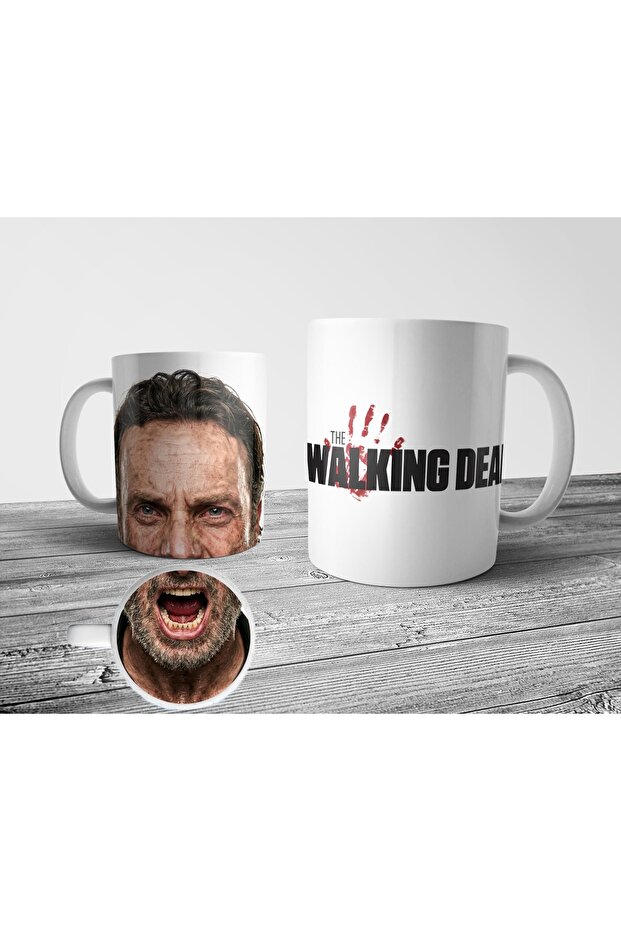 كوب مزخرف بنمط الفم من سلسلة The Walking Dead ريك