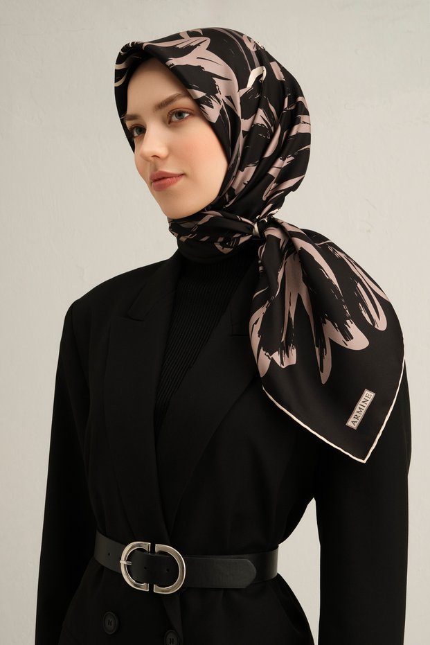 100% Sura Silk Scarf 9322D (S) (Nostalgia)-13