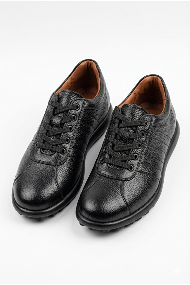 Genuine Leather Rubber Sole Men's Shoes – Soft Texture, High-End Comfort