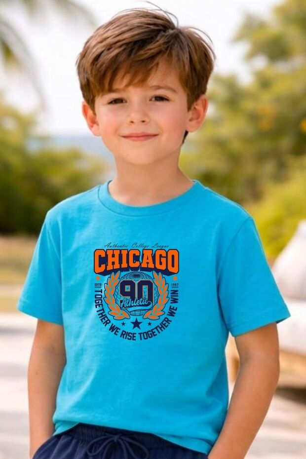 Armikids Unisex Children's Multi-Colored Printed T-Shirt Stylish and Comfortable