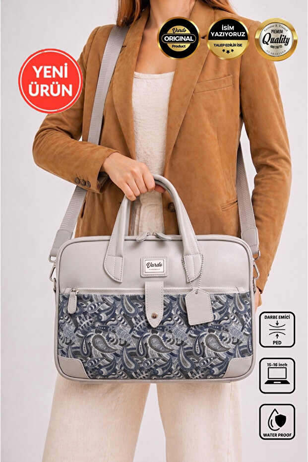 [Name Can Be Written] Apollonia'' 15-16 Inch Premium Design Laptop and Briefcase