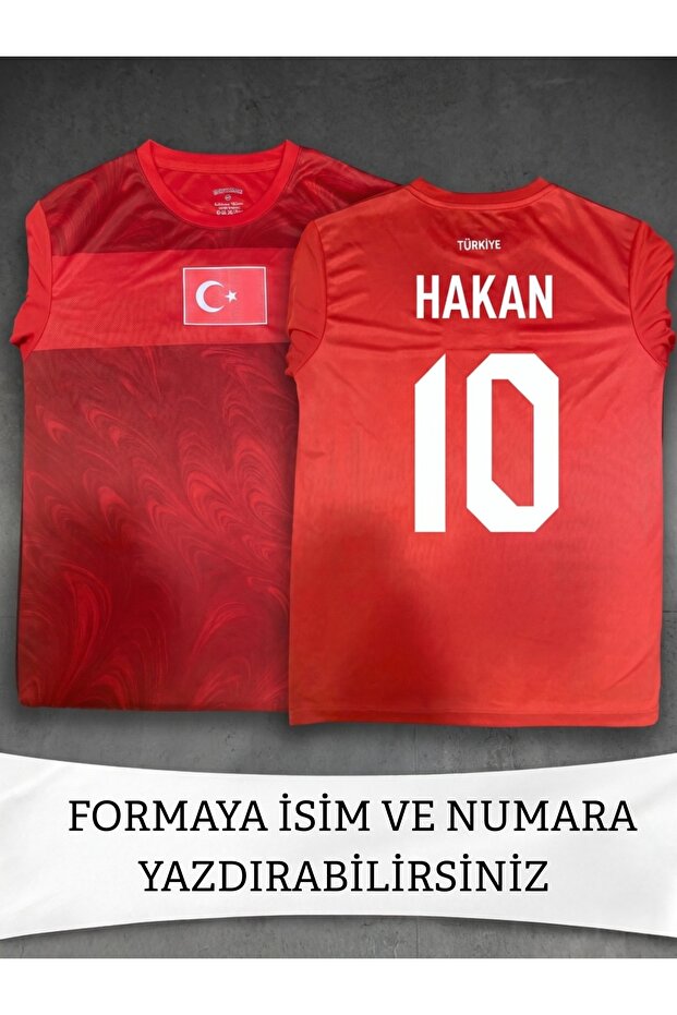 unes FIFA World Cup 26 Türkiye Forması - 2026 Dünya kupası Milli Takım ÇOCUK Forması - İSİM VE NUMARA YAZILABİLİR -