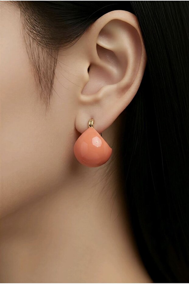 Steel Anti-Tarnish Special Design Colorful Figured Earrings