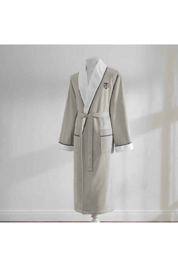 Licensed Beşiktaş Double Şalyaka Cotton XL Adult Bathrobe